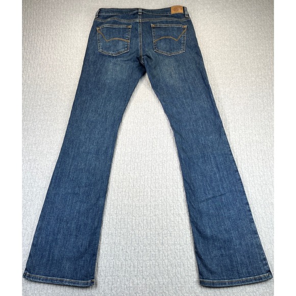 Dickies‎ Bootcut blue Dress Jeans Women 4R/29X33 mid rise flare leg medium wash - Picture 1 of 11